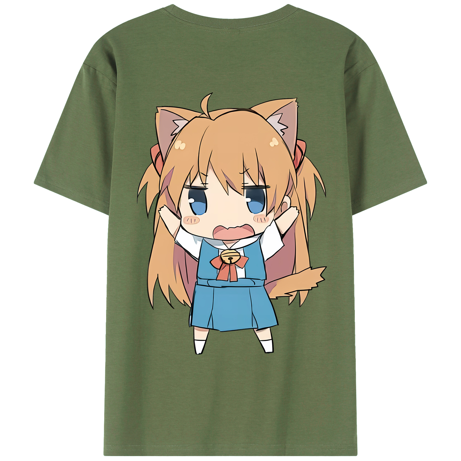 （画像用） EVA 新世紀エヴァンゲリオン 綿100％ メンズ半袖Tシャツ（バックプリント） 通気性
